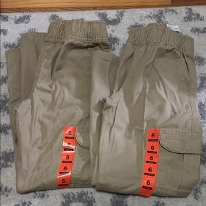 Bundle of Kids Tan Cargo Pants NWT